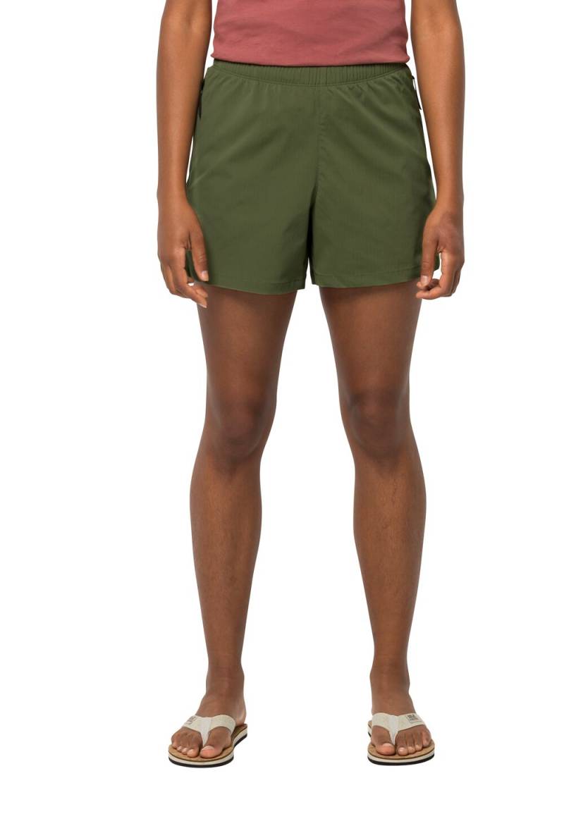 Jack Wolfskin Kurze Hose Damen Wanderthirst Shorts Women 38 greenwood greenwood von Jack Wolfskin