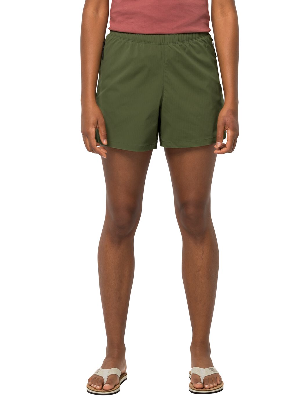 Jack Wolfskin Kurze Hose Damen Wanderthirst Shorts Women 40 greenwood greenwood von Jack Wolfskin