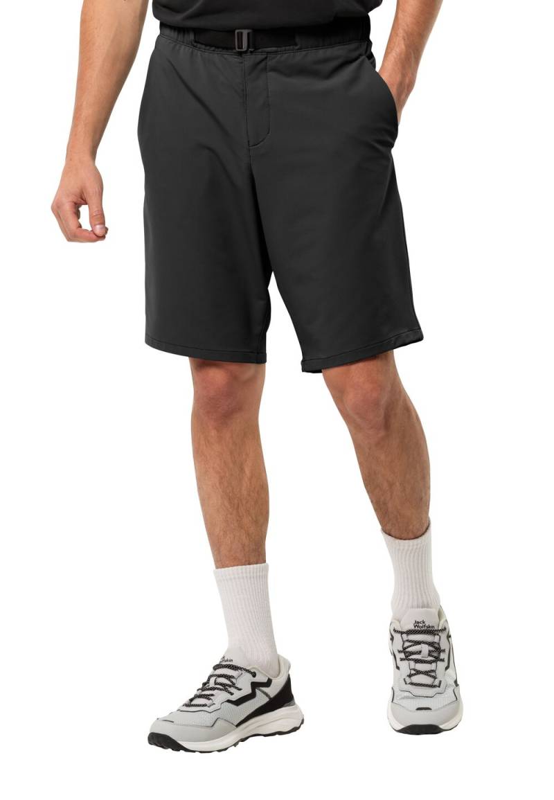 Jack Wolfskin Kurze Hose Herren Wandermood Shorts Men 46 granite black granite black von Jack Wolfskin