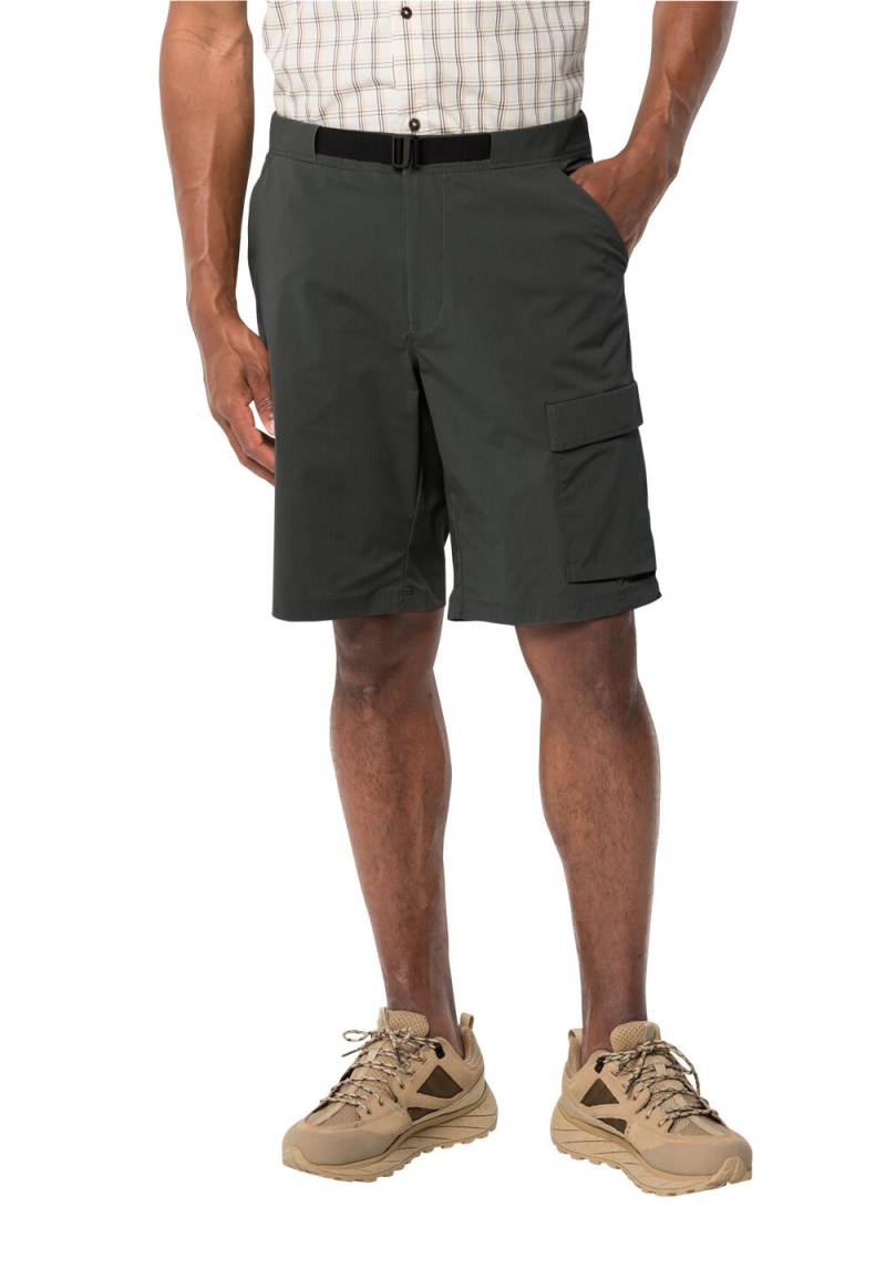 Jack Wolfskin Kurze Hose Herren Wanderthirst Shorts Men 46 granite black granite black von Jack Wolfskin