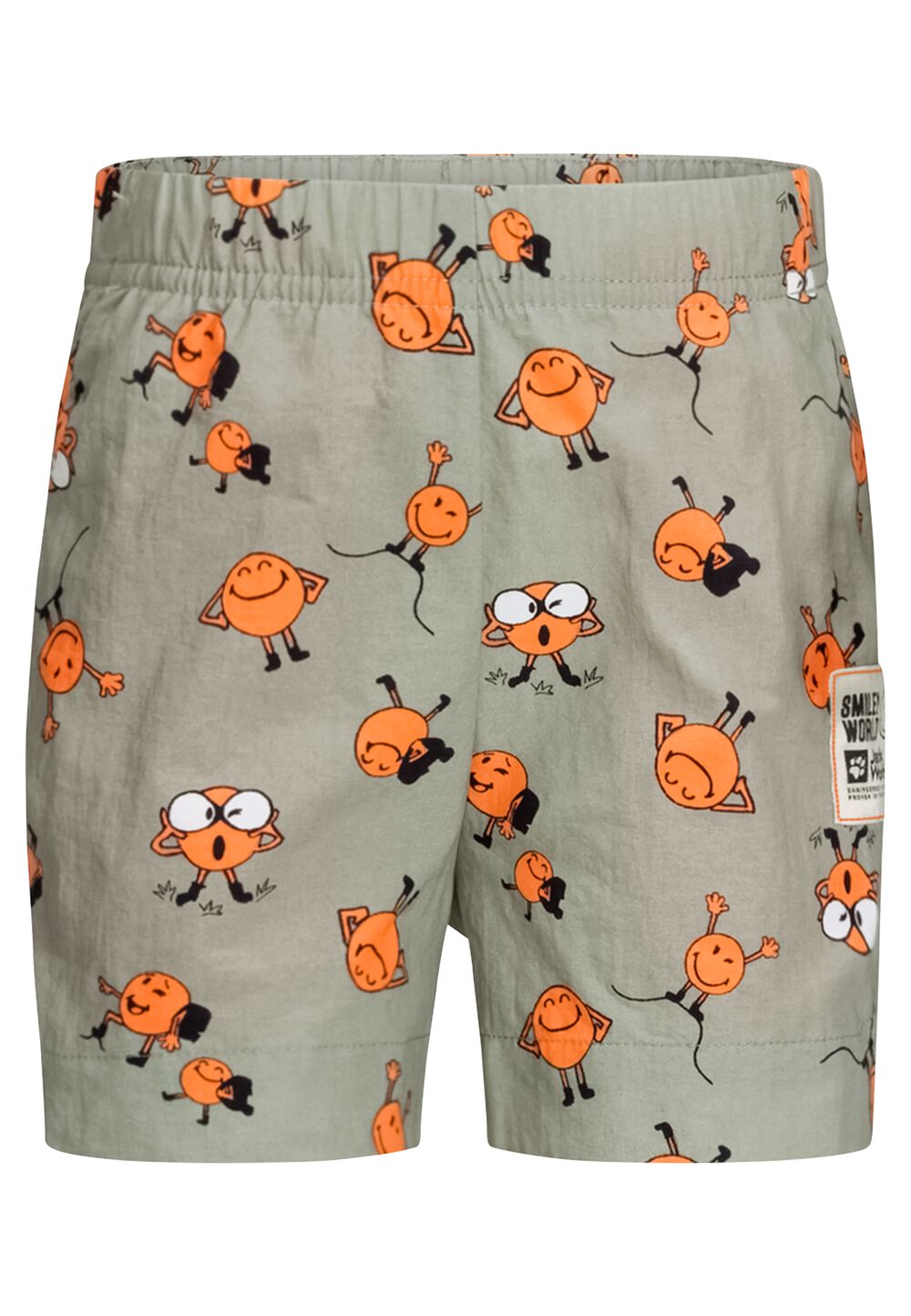 Jack Wolfskin Kurze Hose Kinder Smileyworld Shorts Kids 140 icon mint leaf Icon Mint Leaf von Jack Wolfskin