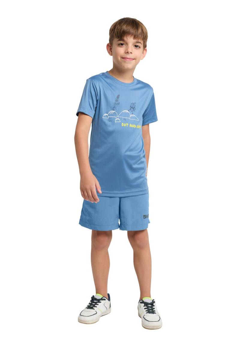 Jack Wolfskin Kurze Hose Kinder Sun Shorts Kids 104 elemental blue Elemental Blue von Jack Wolfskin