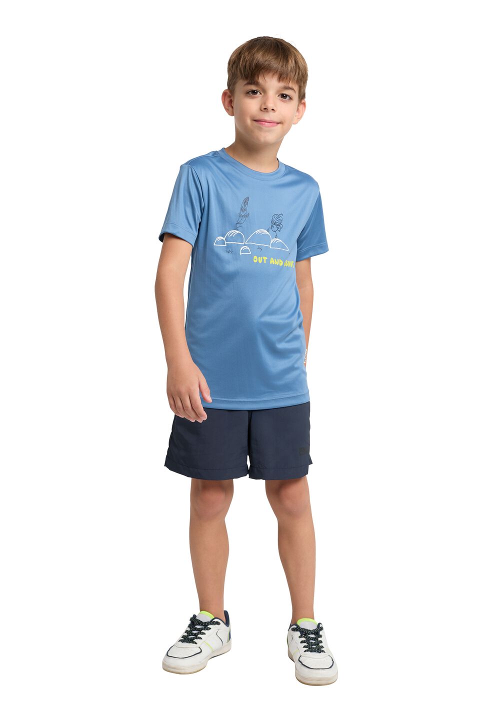 Jack Wolfskin Kurze Hose Kinder Sun Shorts Kids 116 blau night blue von Jack Wolfskin