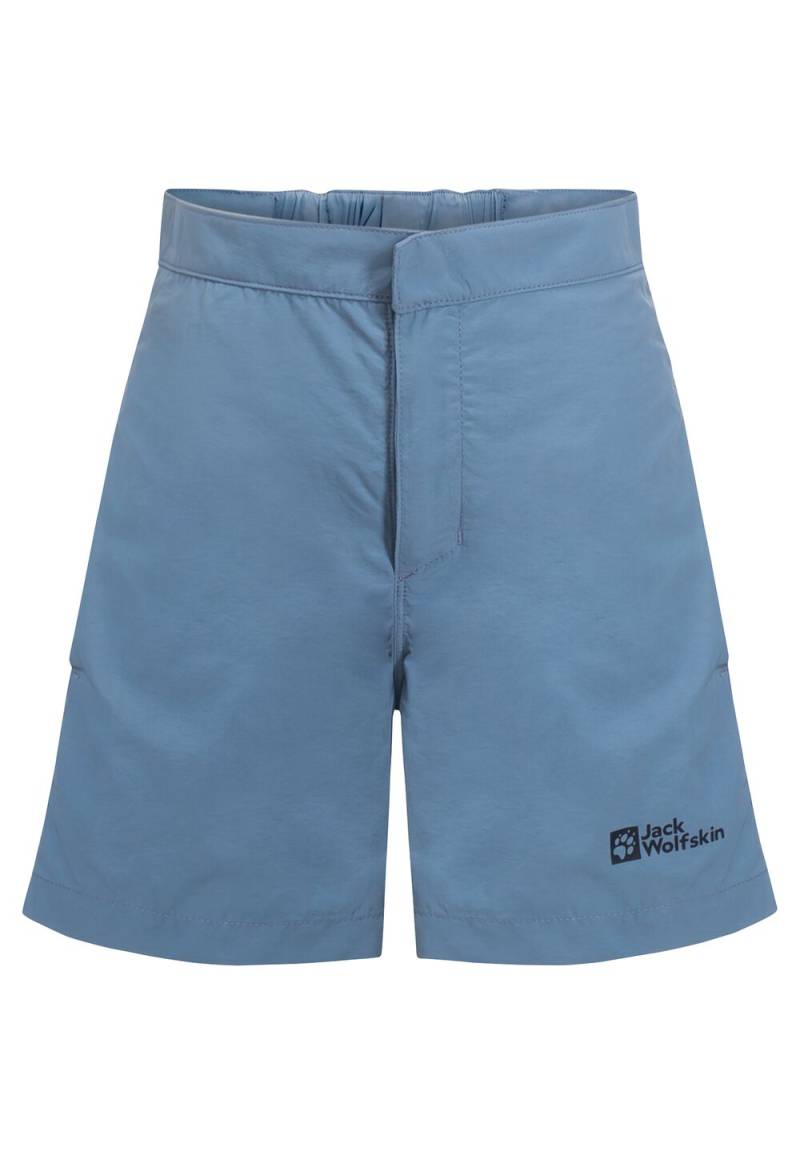 Jack Wolfskin Kurze Hose Kinder Sun Shorts Kids 128 elemental blue Elemental Blue von Jack Wolfskin