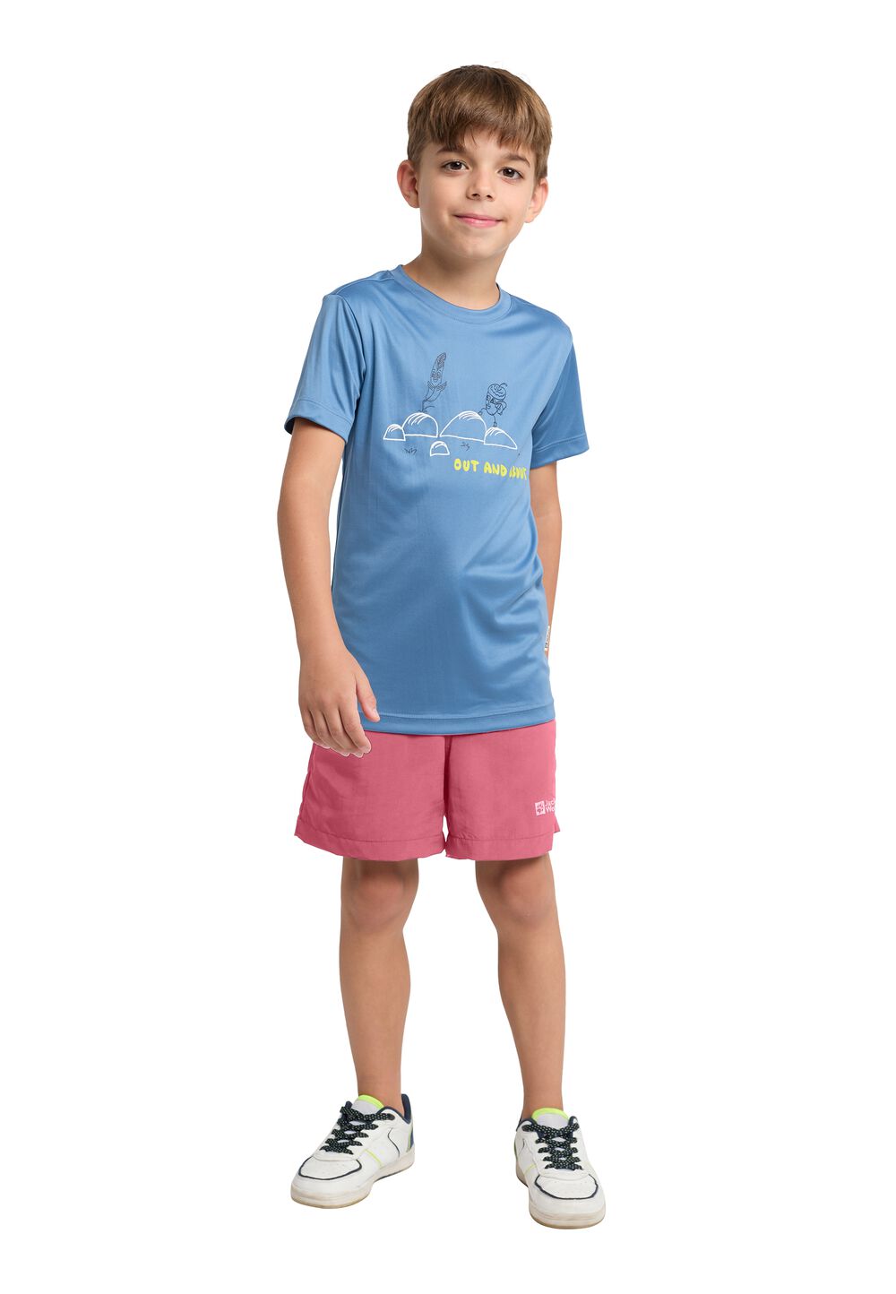 Jack Wolfskin Kurze Hose Kinder Sun Shorts Kids 128 soft pink soft pink von Jack Wolfskin