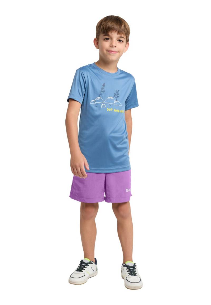 Jack Wolfskin Kurze Hose Kinder Sun Shorts Kids 140 sea rose Sea Rose von Jack Wolfskin