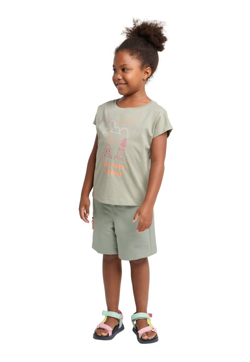 Jack Wolfskin Kurze Hose Kinder Turbulence Shorts Kids 116 mint leaf mint leaf von Jack Wolfskin