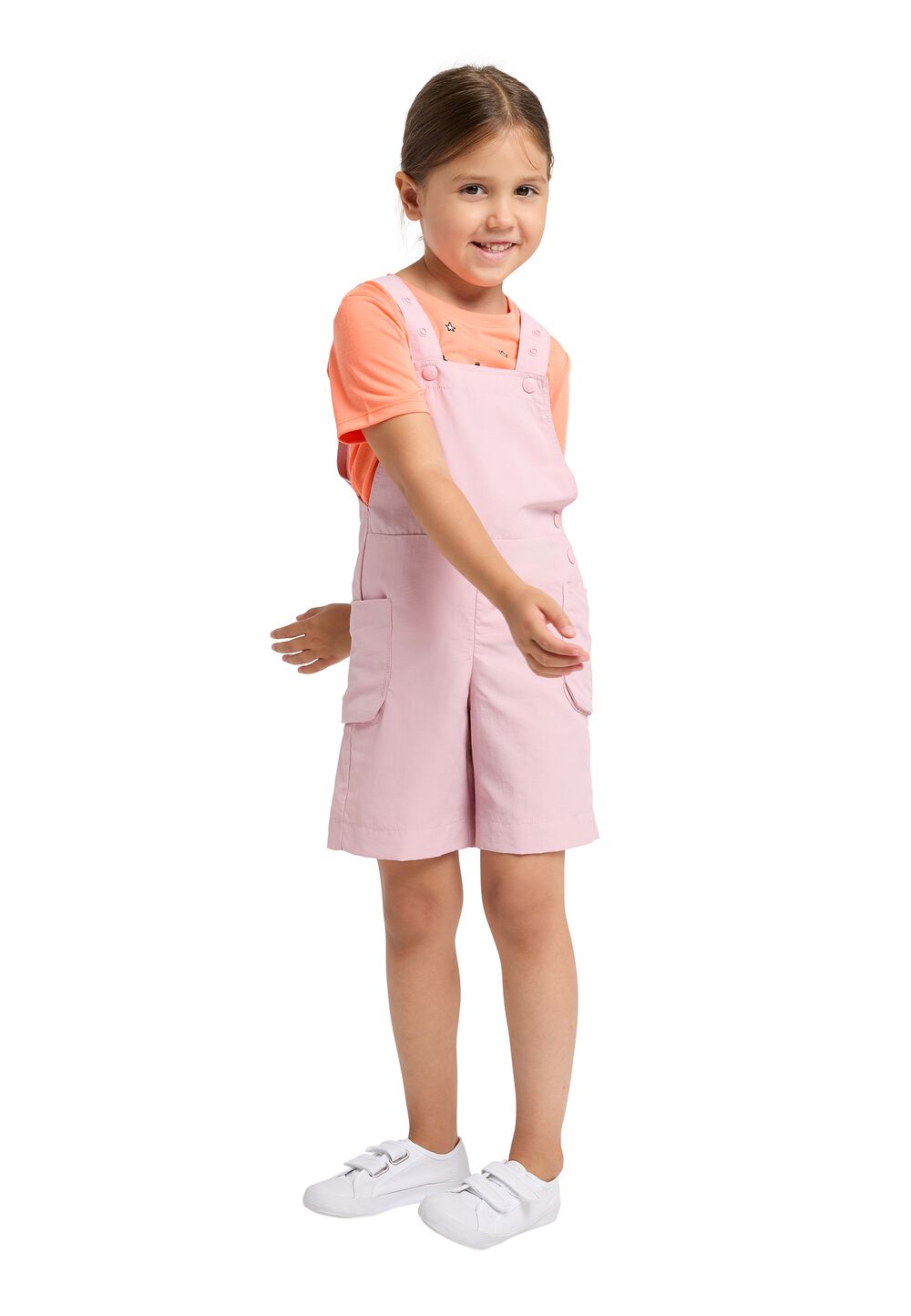 Jack Wolfskin Kurze Latzhose Kinder Smileyworld Overall Kids 140 water lily Water Lily von Jack Wolfskin