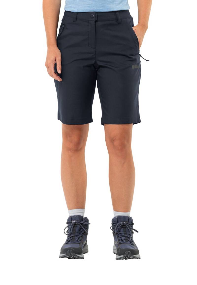 Jack Wolfskin Kurze Softshellhose Damen Active Track Shorts Women 34 blau night blue von Jack Wolfskin