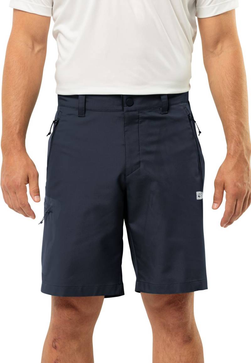 Jack Wolfskin Kurze Softshellhose Herren Active Track Shorts Men 46 blau night blue von Jack Wolfskin