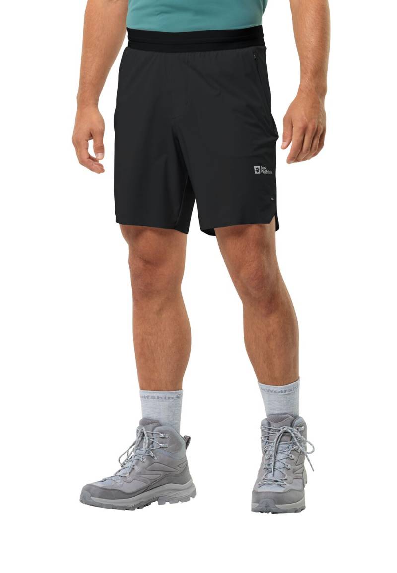 Jack Wolfskin Kurze Wanderhose Herren Prelight Chill Shorts Men L black black von Jack Wolfskin