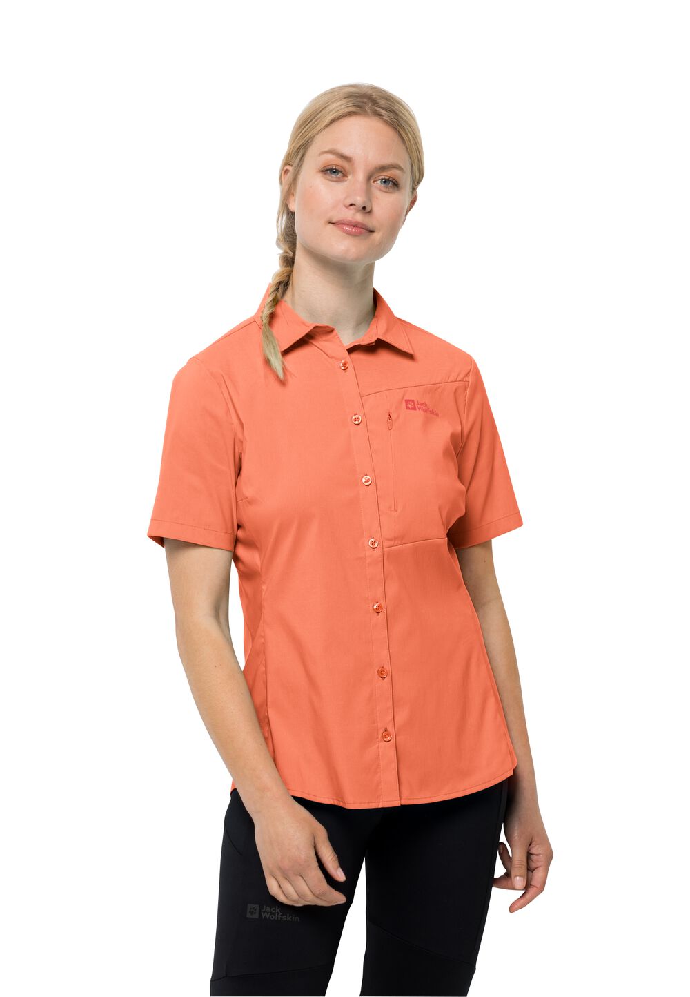 Jack Wolfskin Heidetal Shirt Women M guave guave von Jack Wolfskin