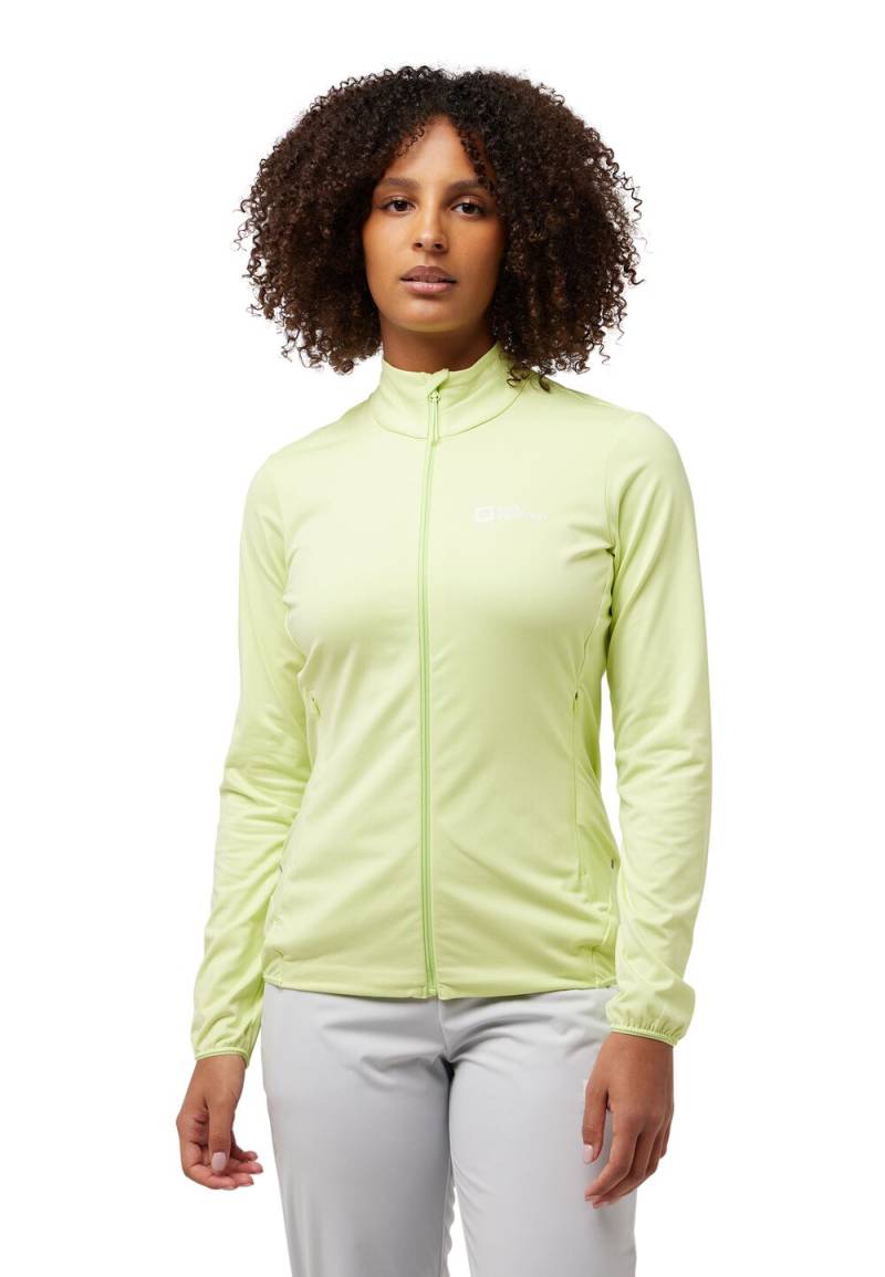 Jack Wolfskin Langarm Funktionsjacke Damen Prelight Trail FZ Women L cool matcha cool matcha von Jack Wolfskin