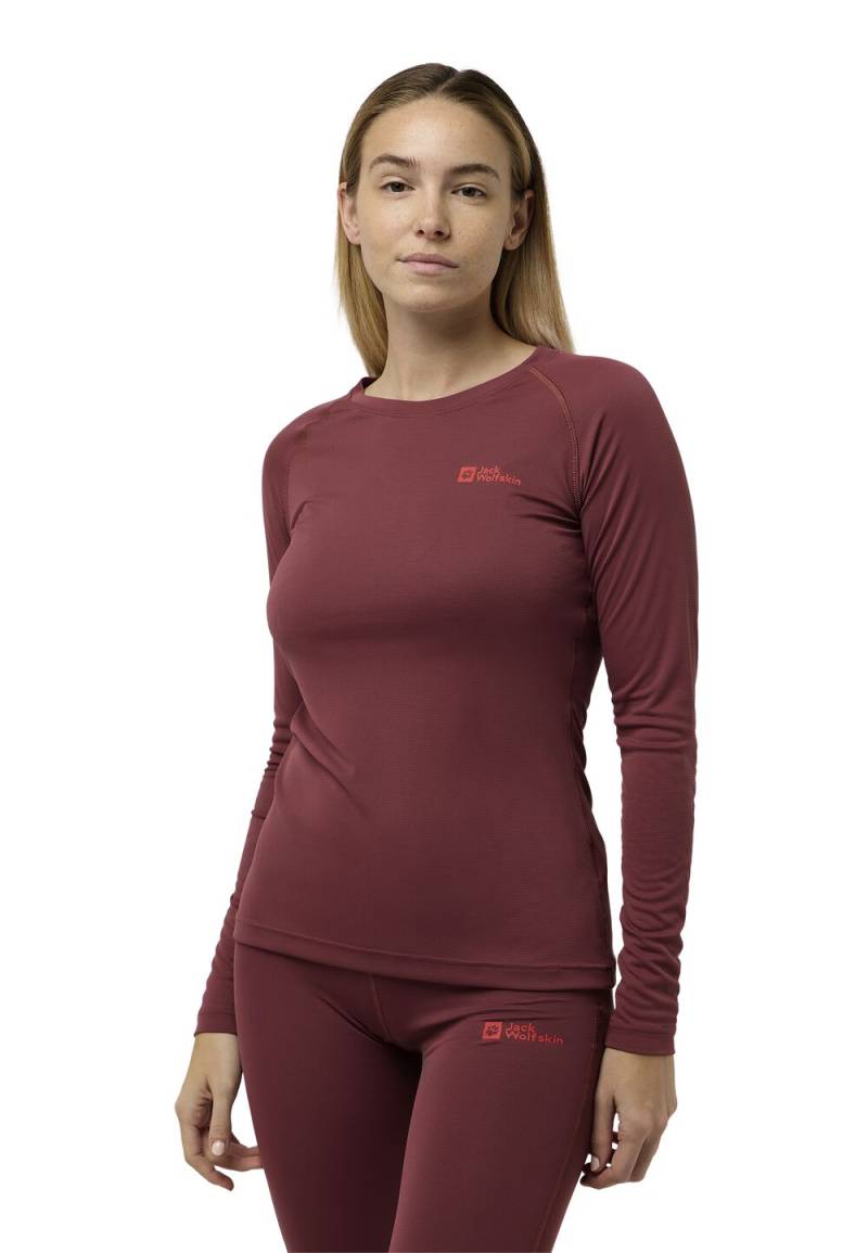 Jack Wolfskin Langarm Funktionsshirt Damen Infinite Light LS Women 2XL red ochre red ochre von Jack Wolfskin