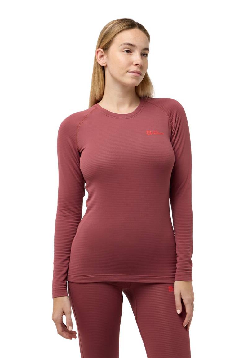 Jack Wolfskin Langarm Funktionsshirt Damen Infinite Warm LS Women L red ochre red ochre von Jack Wolfskin