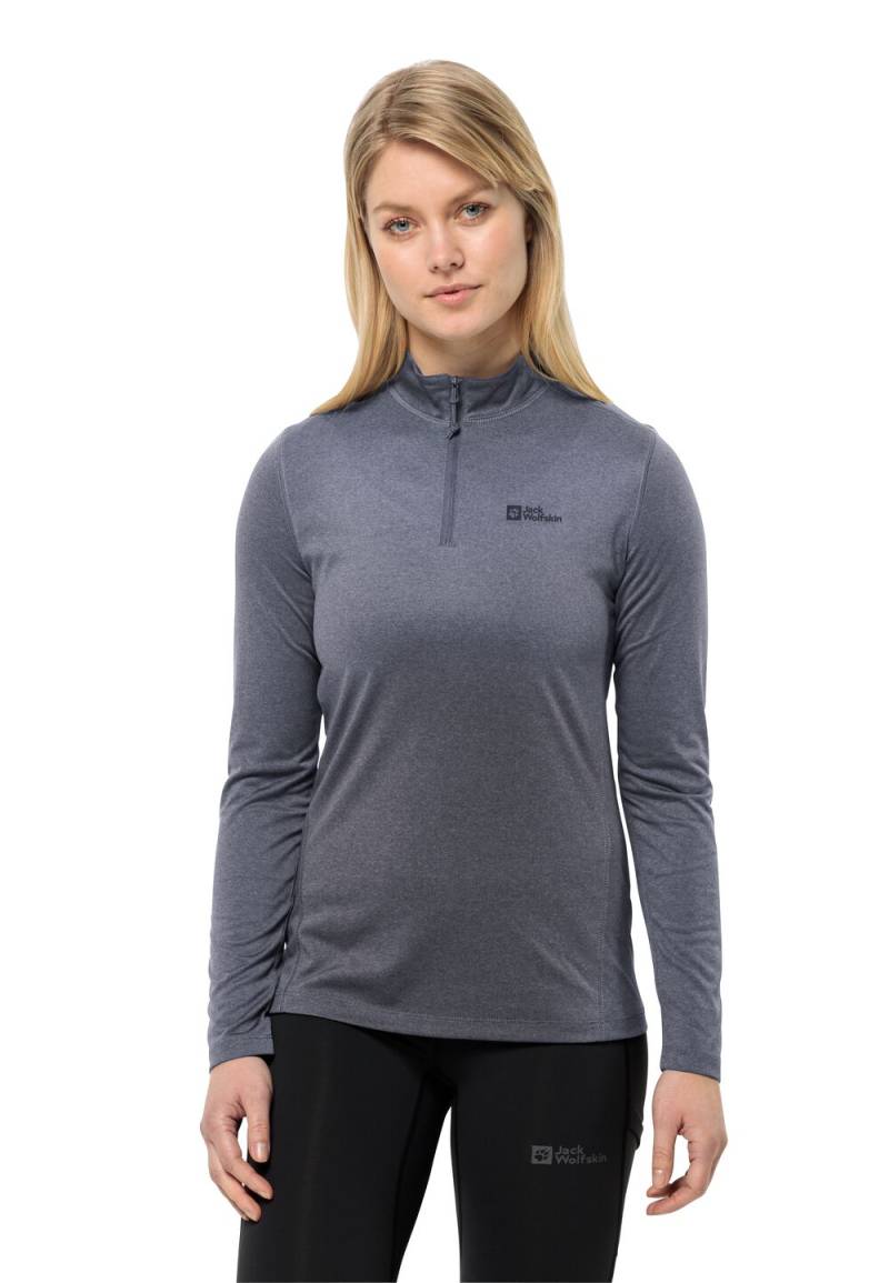 Jack Wolfskin Langarm Funktionsshirt Damen SKY Thermal HZ Women L dolphin dolphin von Jack Wolfskin