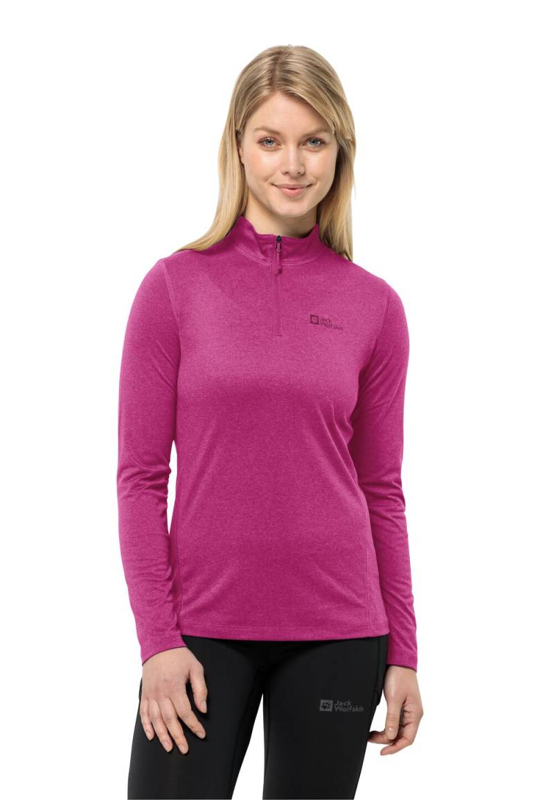 Jack Wolfskin Langarm Funktionsshirt Damen SKY Thermal HZ Women M new magenta new magenta von Jack Wolfskin