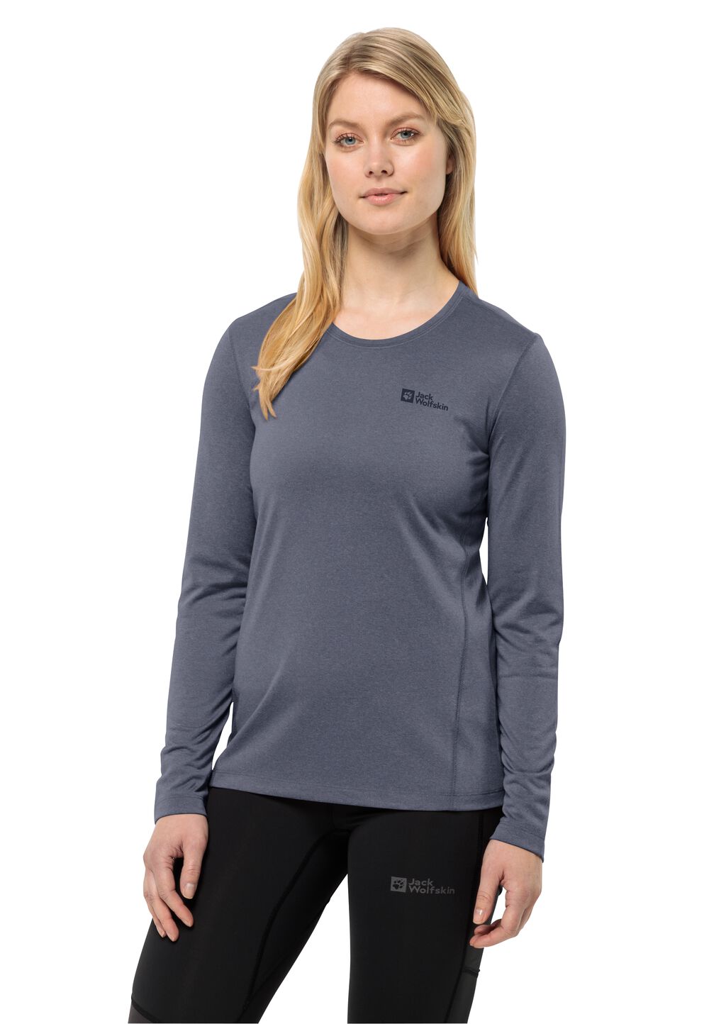 Jack Wolfskin Langarm Funktionsshirt Damen SKY Thermal L/S Women M dolphin dolphin von Jack Wolfskin