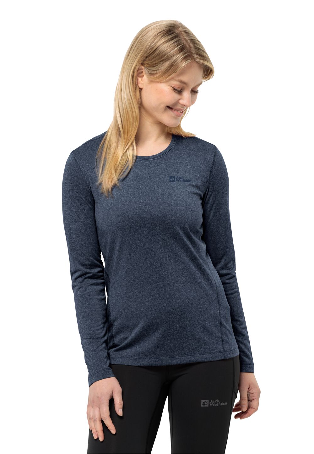 Jack Wolfskin Langarm Funktionsshirt Damen SKY Thermal L/S Women S blau night blue von Jack Wolfskin