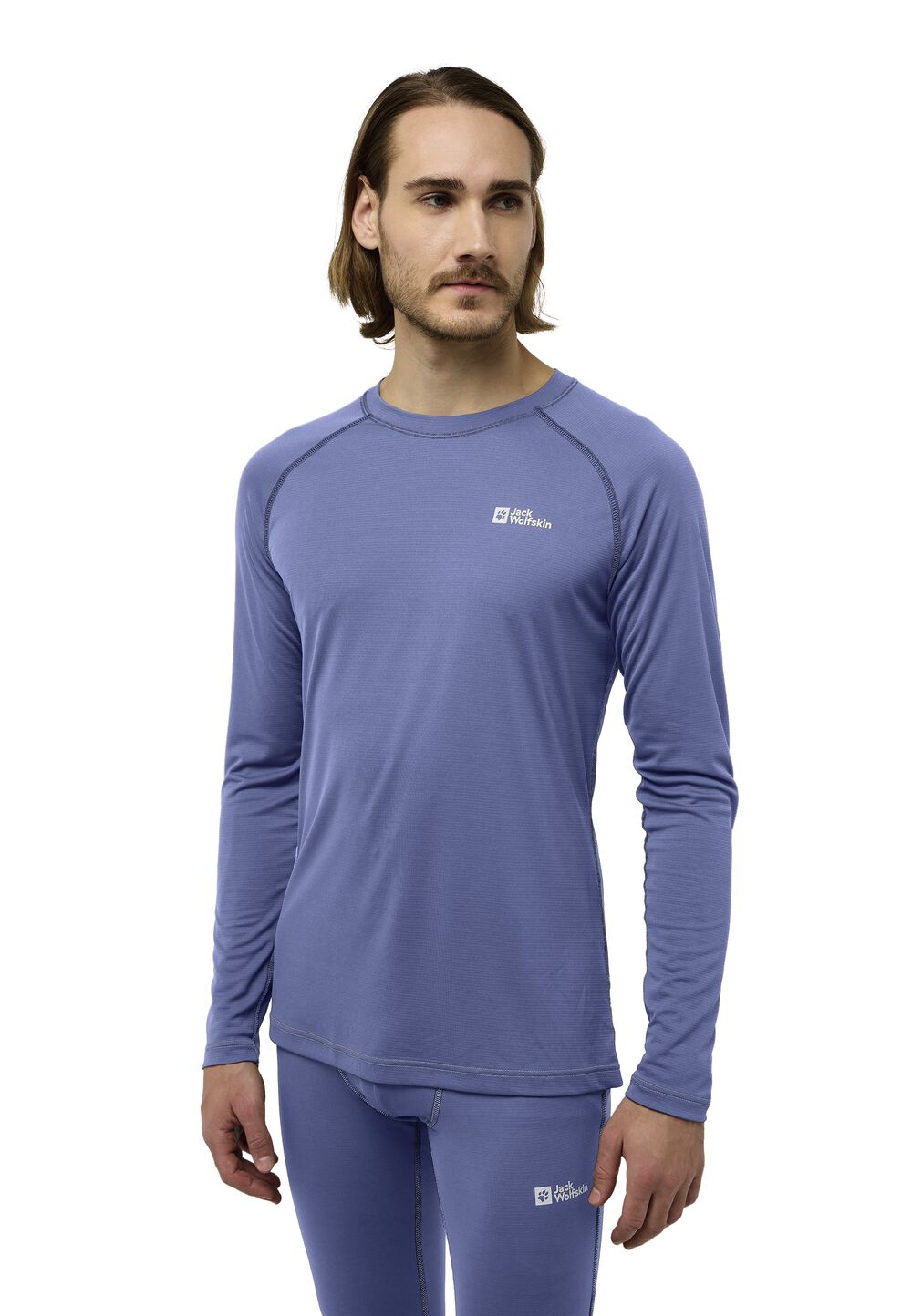 Jack Wolfskin Langarm Funktionsshirt Herren Infinite Light LS Men L nature blue nature blue von Jack Wolfskin