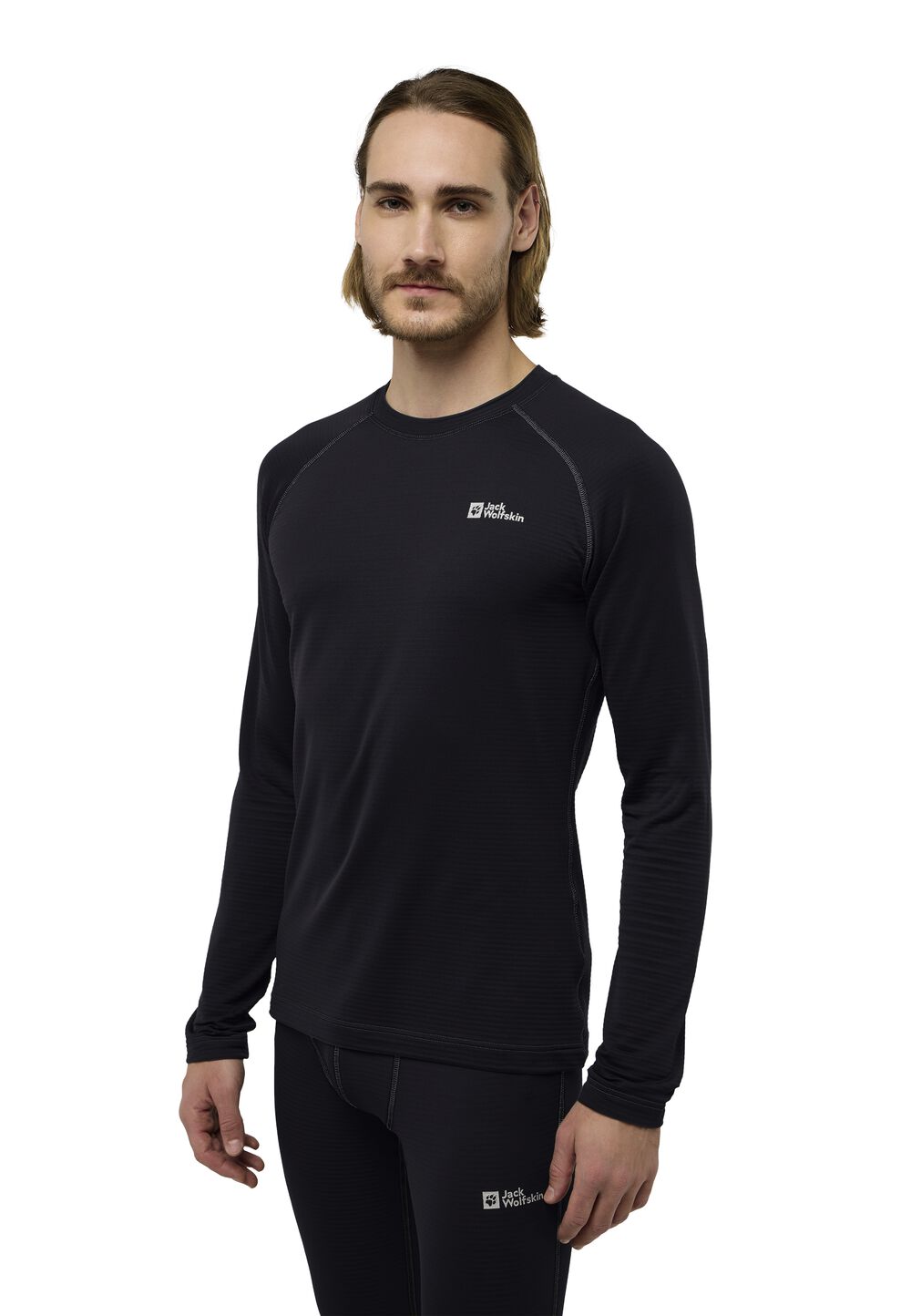 Jack Wolfskin Langarm Funktionsshirt Herren Infinite Warm LS Men M black black von Jack Wolfskin