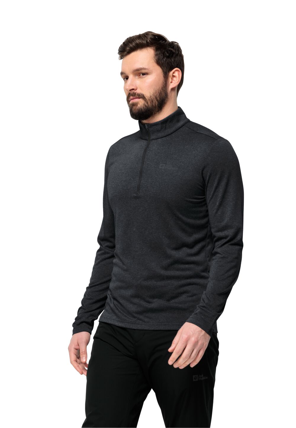 Jack Wolfskin Langarm Funktionsshirt Herren SKY Thermal HZ Men XXXL black black von Jack Wolfskin