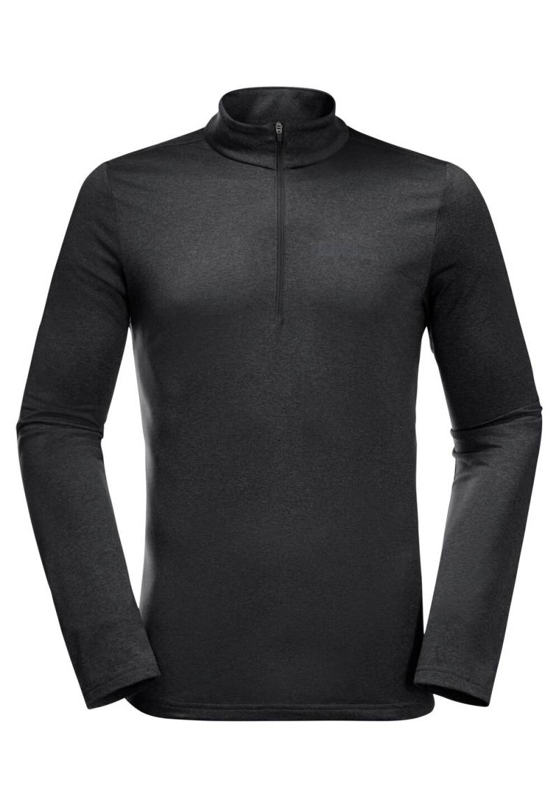 Jack Wolfskin Langarm Funktionsshirt Herren SKY Thermal HZ Men L black black von Jack Wolfskin