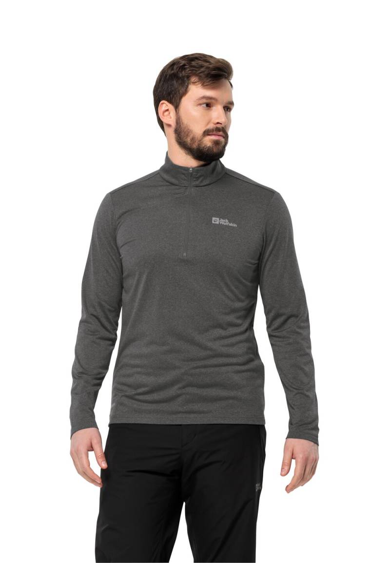 Jack Wolfskin Langarm Funktionsshirt Herren SKY Thermal HZ Men L slate slate von Jack Wolfskin