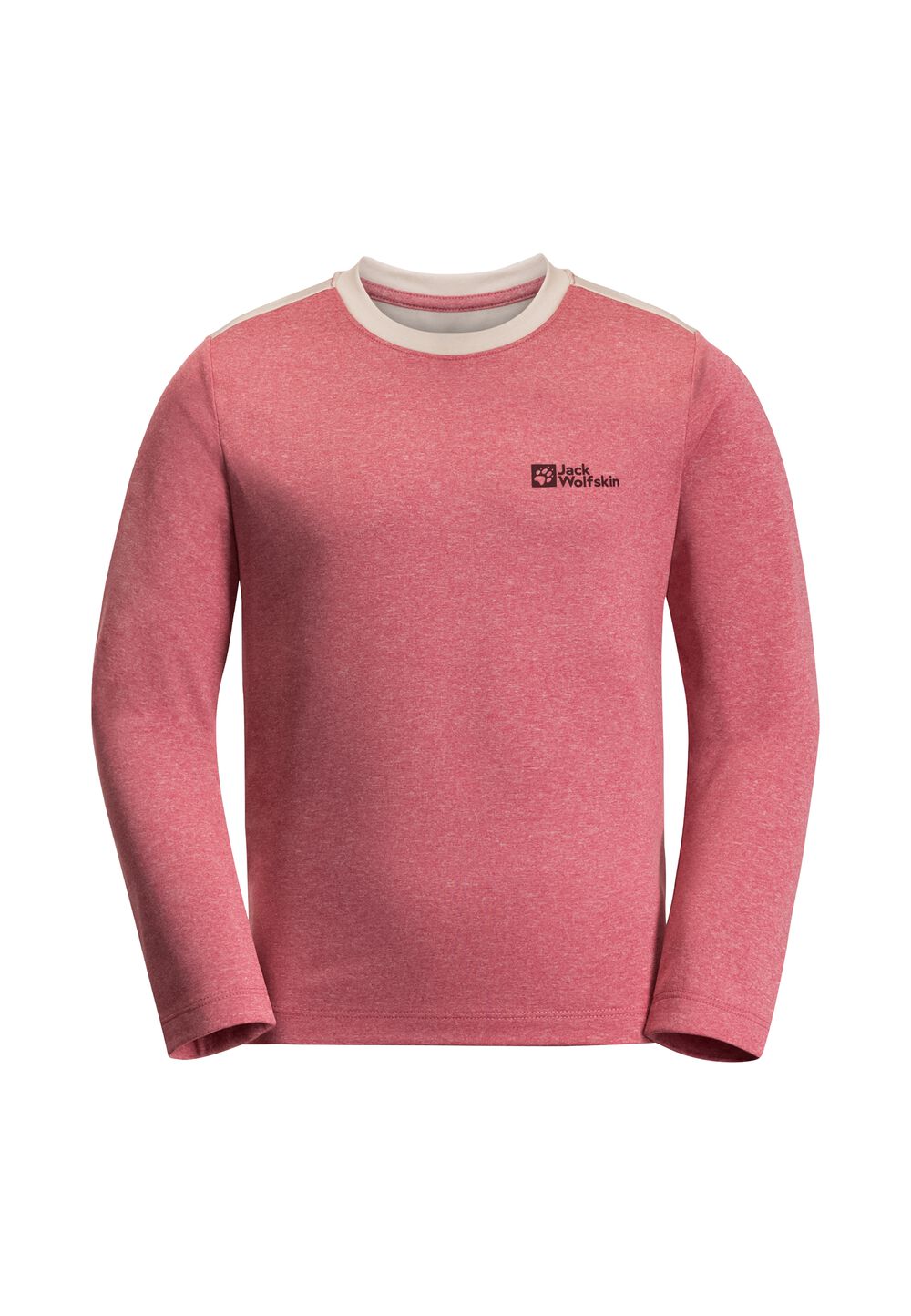 Jack Wolfskin Langarm Funktionsshirt Kinder Actamic Longsleeve Kids 176 soft pink soft pink von Jack Wolfskin