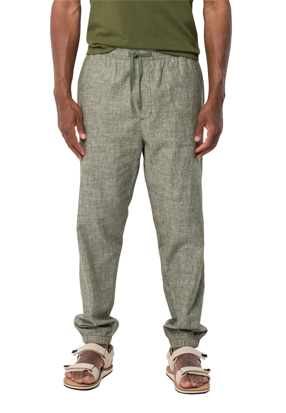 Jack Wolfskin Lange Hose Herren Sandroute Pants Men L greenwood greenwood von Jack Wolfskin