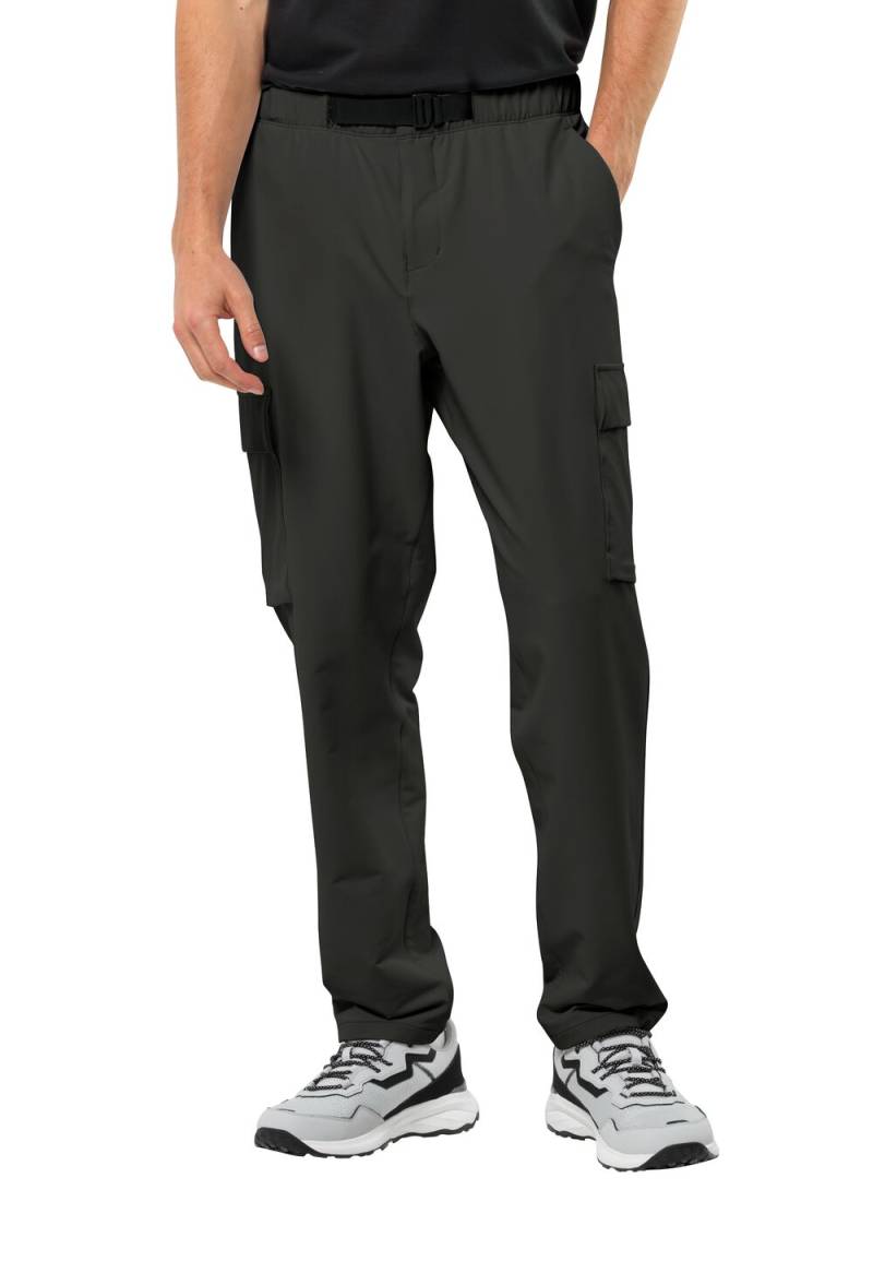 Jack Wolfskin Lange Hose Herren Wandermood Pants Men 48 granite black granite black von Jack Wolfskin