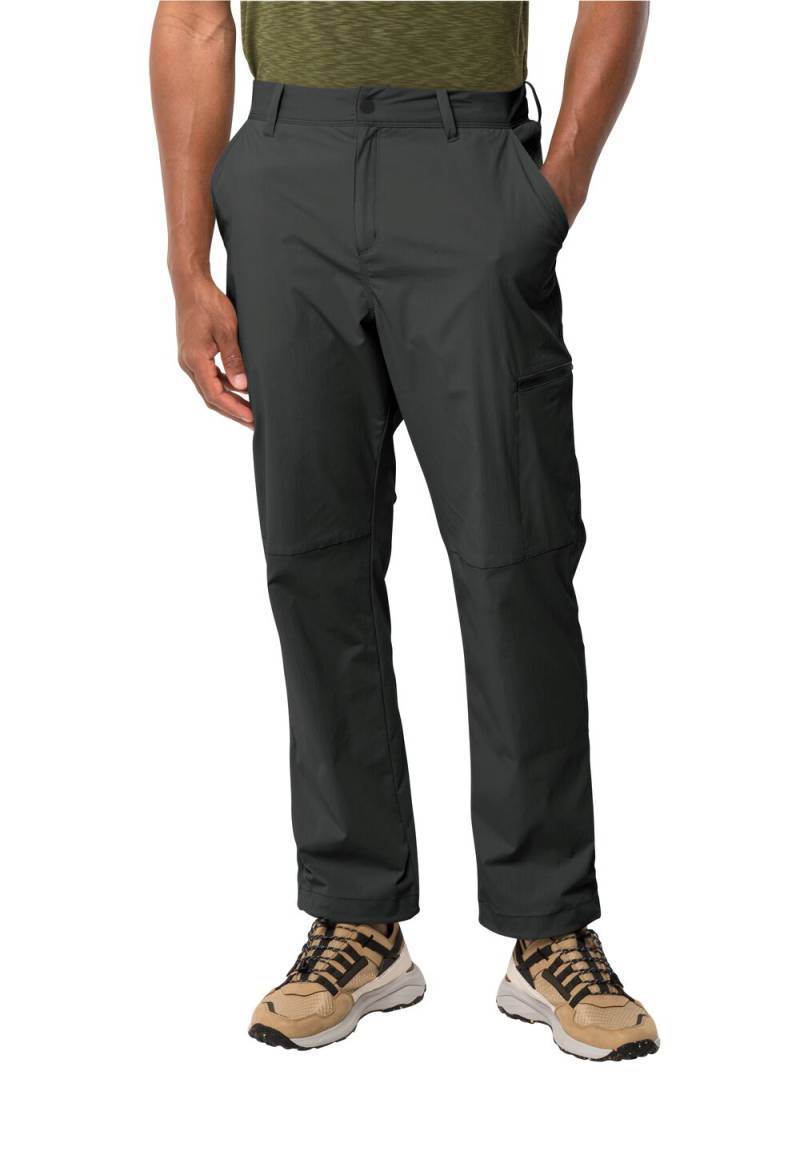 Jack Wolfskin Lange Hose Herren Wanderthirst Pants Men 46 granite black granite black von Jack Wolfskin