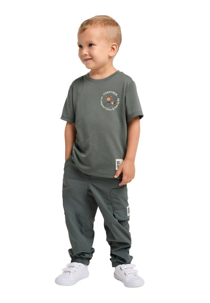 Jack Wolfskin Lange Hose Kinder Smileyworld Pants Kids 128 slate green slate green von Jack Wolfskin