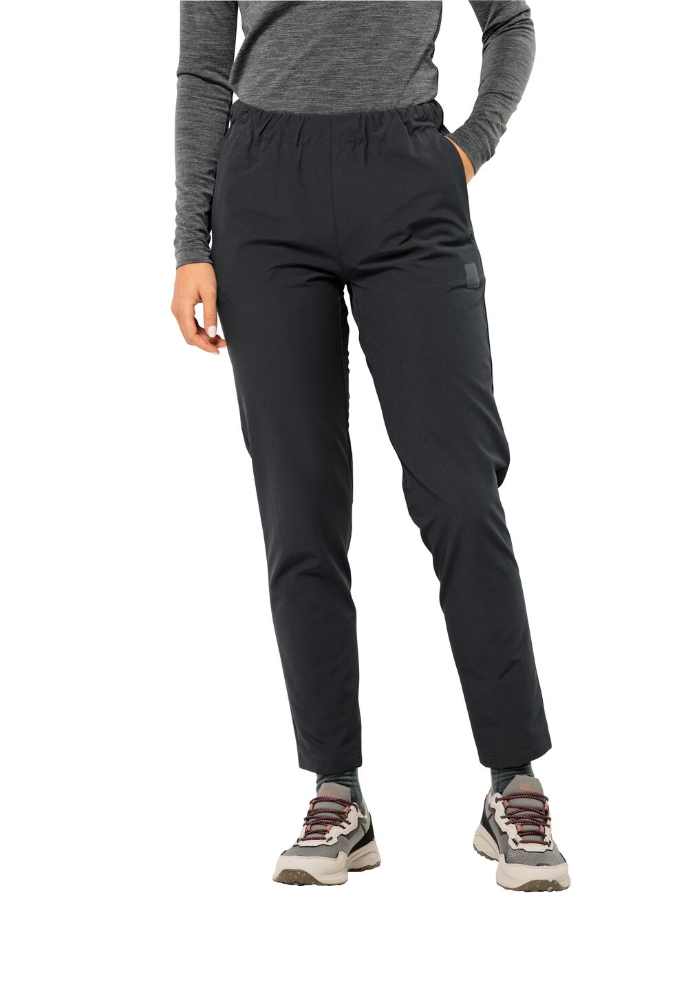 Jack Wolfskin Lange Hosen Damen Bike Commute WI Pants Women S phantom phantom von Jack Wolfskin