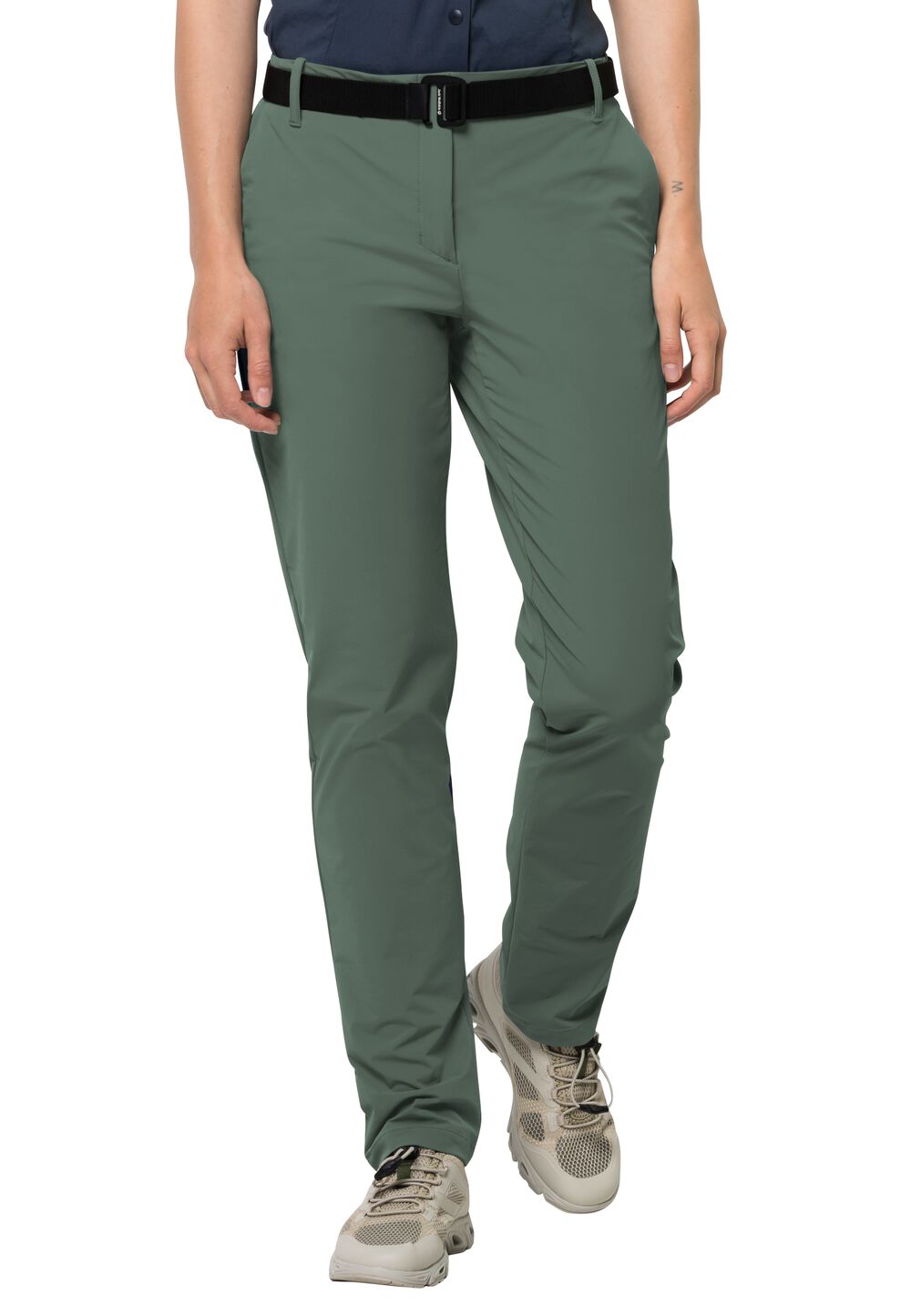 Jack Wolfskin Leichte Funktionshose Damen Packs & GO Pant Women XL picnic green picnic green von Jack Wolfskin