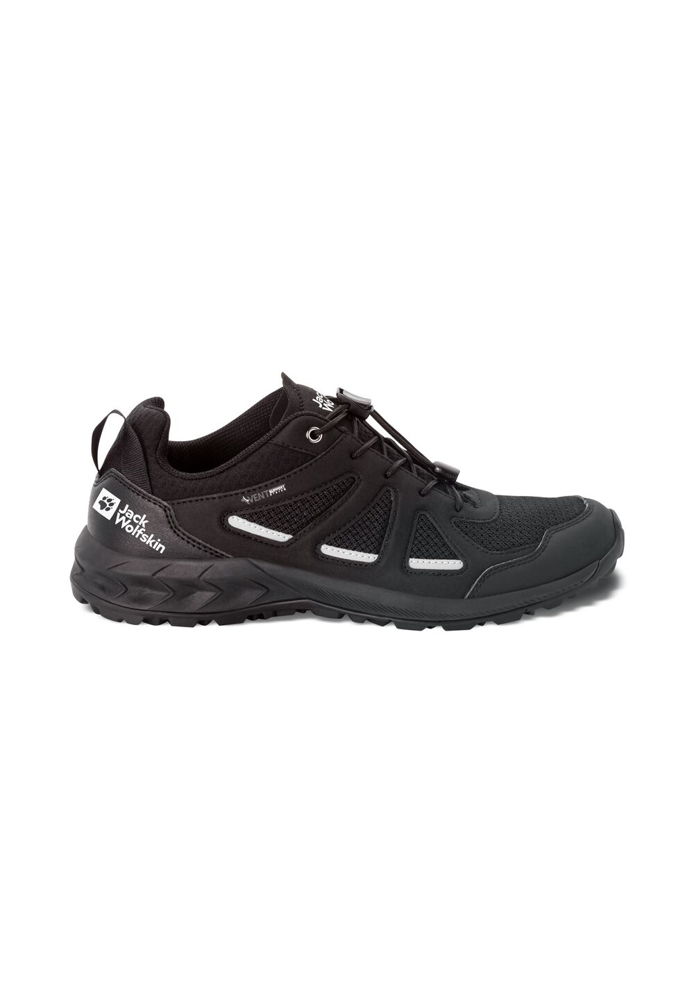 Jack Wolfskin Wanderschuhe Herren Woodland 2 Vent Support System Low Men 40 black / black Black / Black von Jack Wolfskin