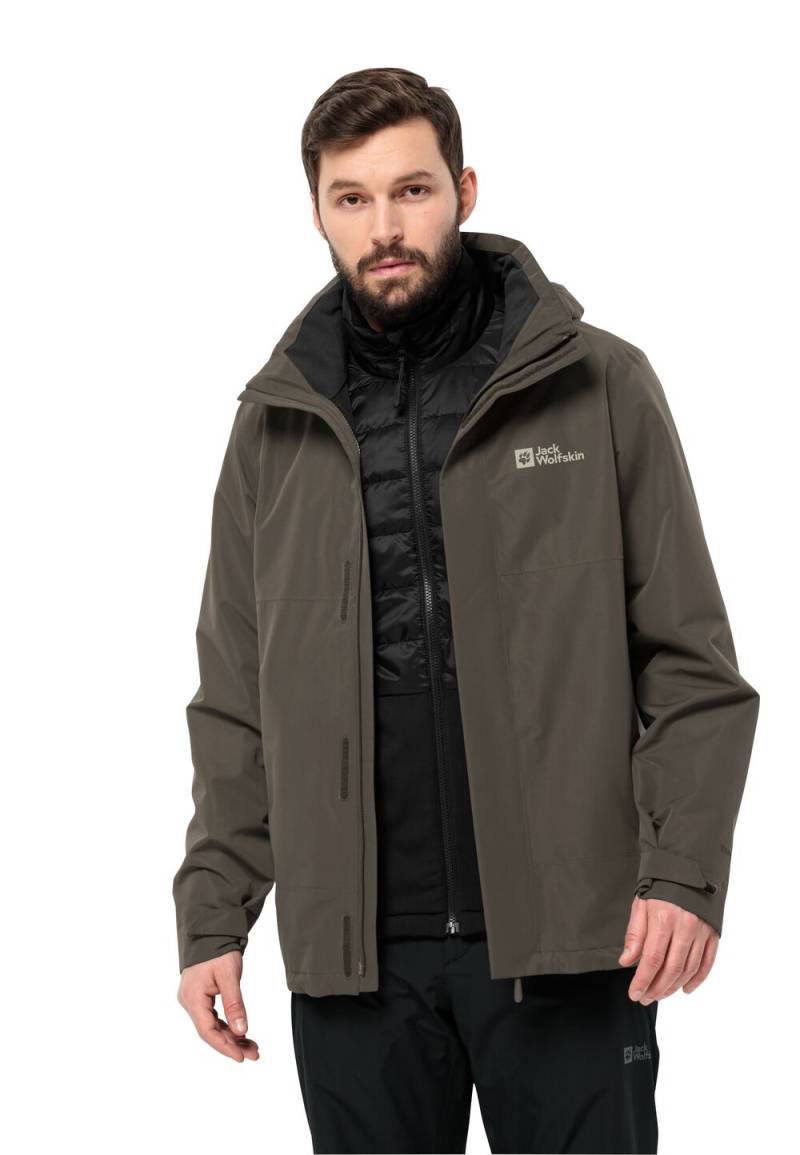 Jack Wolfskin Luntal 3in1 Jacket Men S cold coffee cold coffee von Jack Wolfskin