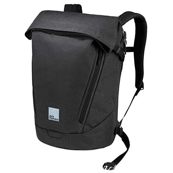 Jack Wolfskin - Mainkai Rolltop 26 - Daypack Gr 26 l schwarz/grau von Jack Wolfskin