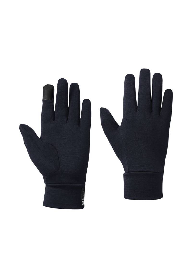 Jack Wolfskin Merino Handschuhe Merino Glove L blau night blue von Jack Wolfskin