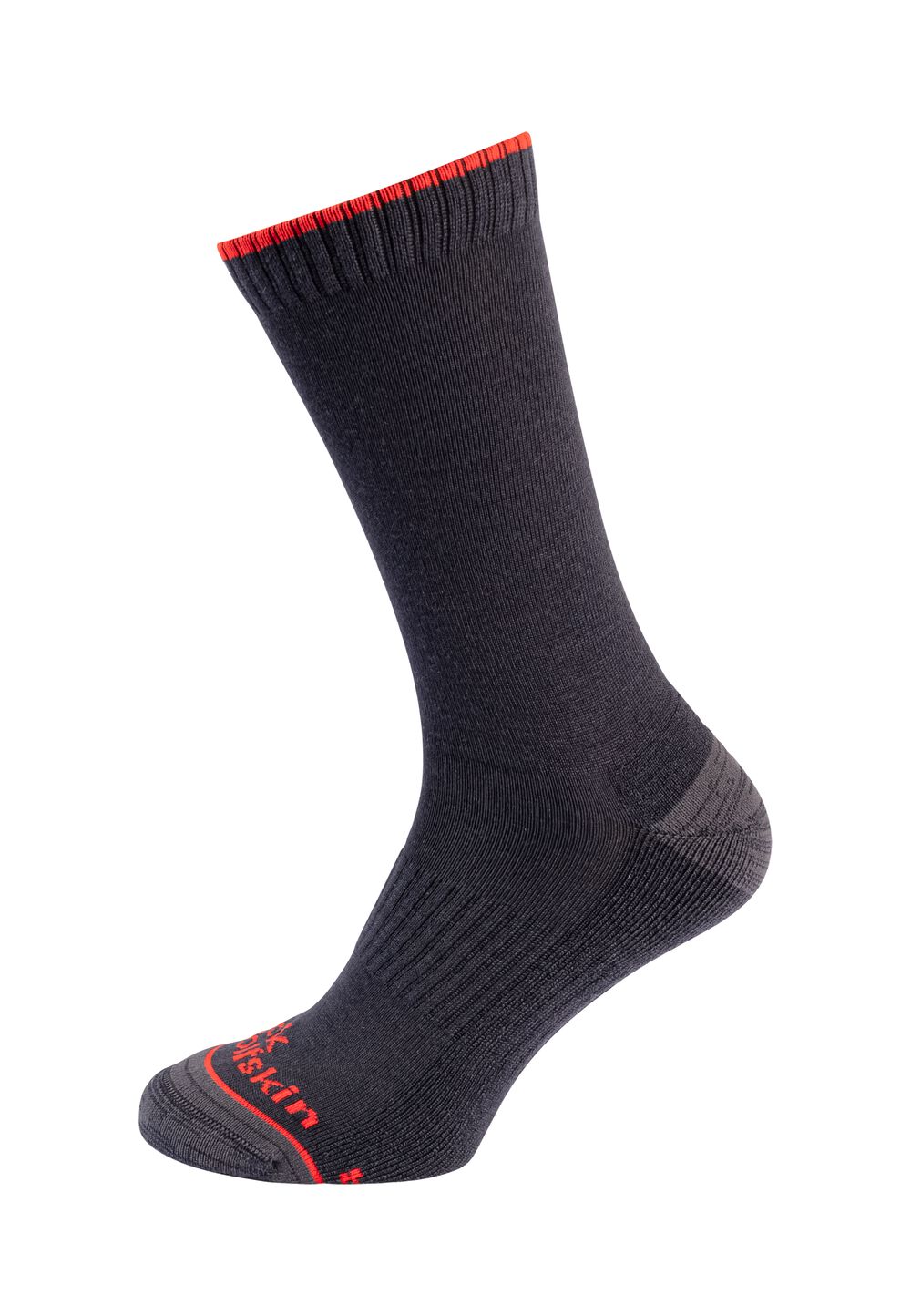 Jack Wolfskin Merino-Socken Hike Merino Sock CL C 44-46 dark grey Dark Grey von Jack Wolfskin