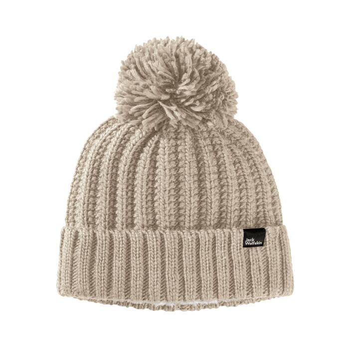 Jack Wolfskin Mütze highloft knit beanie, sand von Jack Wolfskin