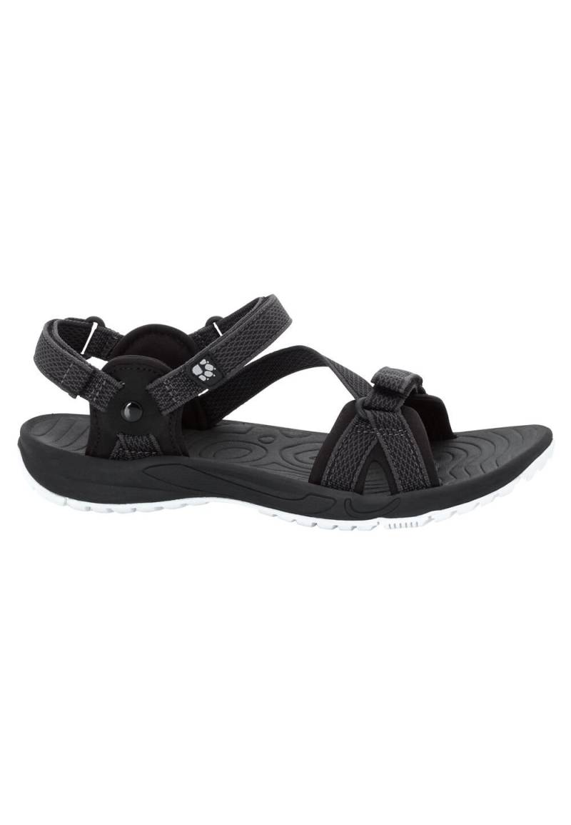 Jack Wolfskin Nachhaltige Trekkingsandalen Damen Lakewood Ride Sandal Women 37 black black von Jack Wolfskin