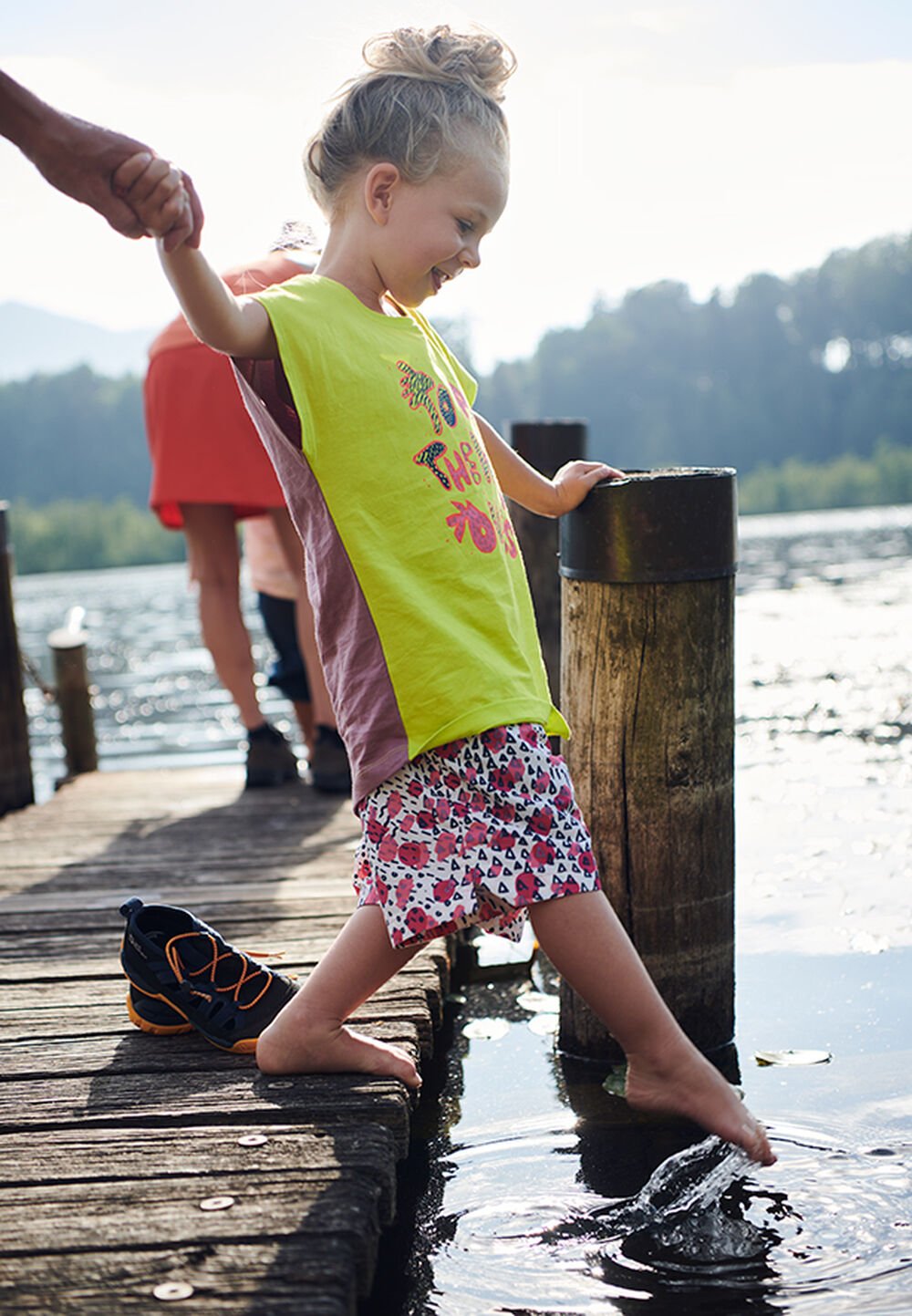 Jack Wolfskin Nachhaltiges T-Shirt Kinder Villi T-Shirt Girls 140 green banana green banana von Jack Wolfskin