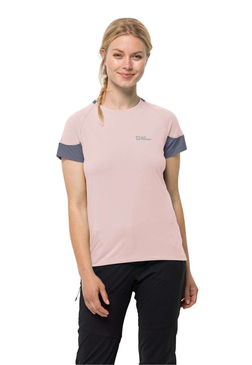 Jack Wolfskin Narrows T-Shirt Women S rose smoke rose smoke von Jack Wolfskin