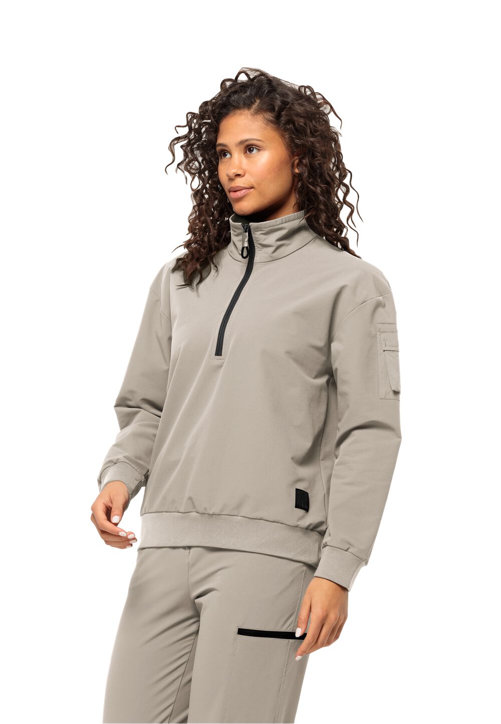 Jack Wolfskin Outdoor-Pullover Damen Wandermood Halfzip Women M dusty grey Dusty Grey von Jack Wolfskin