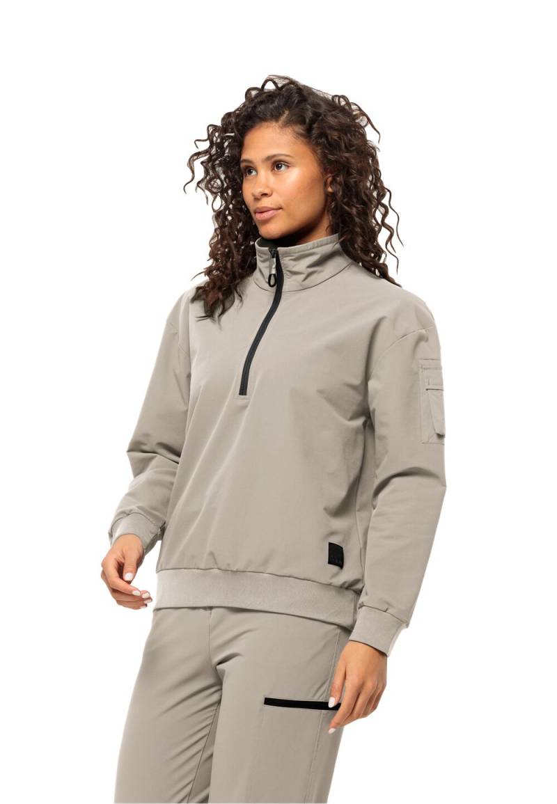 Jack Wolfskin Outdoor-Pullover Damen Wandermood Halfzip Women XS dusty grey Dusty Grey von Jack Wolfskin