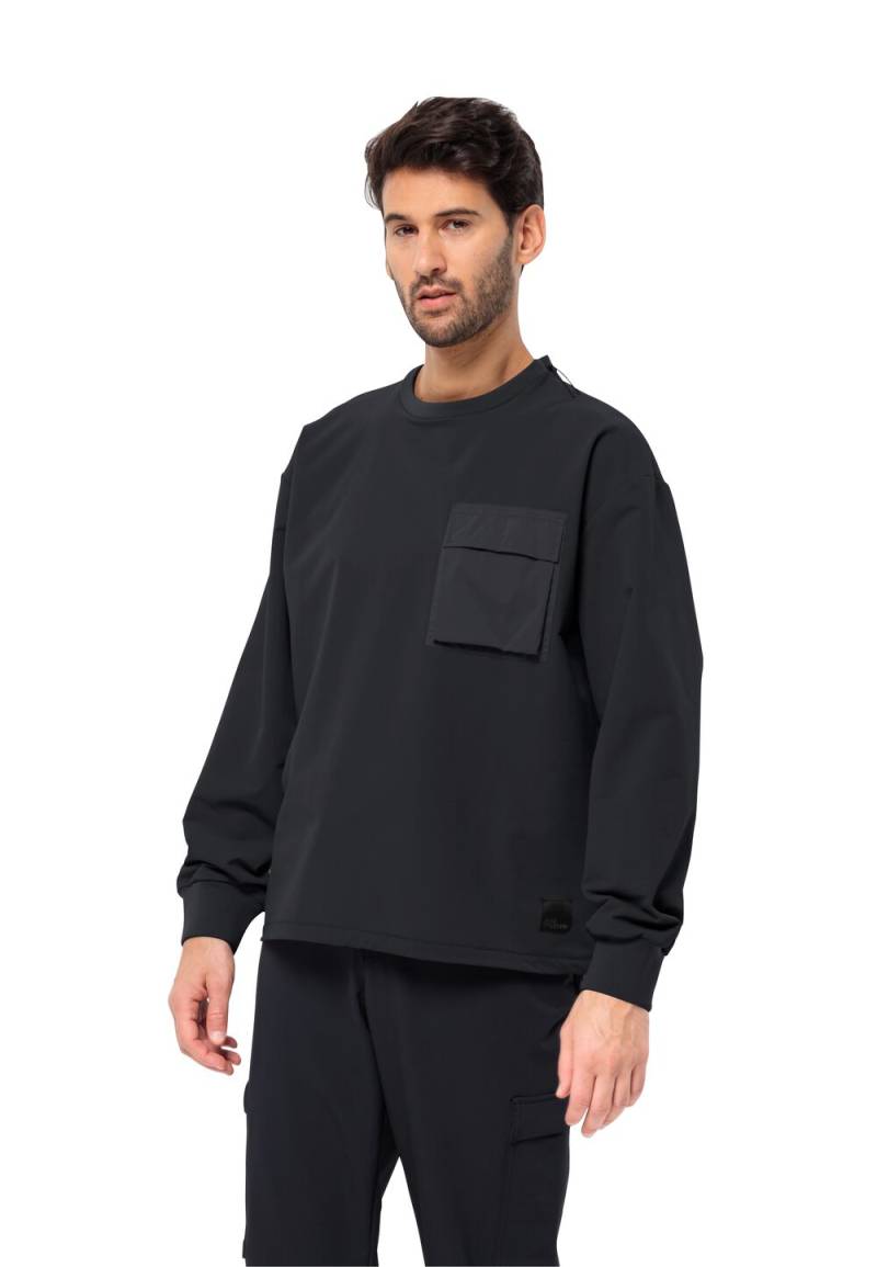 Jack Wolfskin Outdoor-Pullover Herren Wandermood Pullover Men XXXL black black von Jack Wolfskin