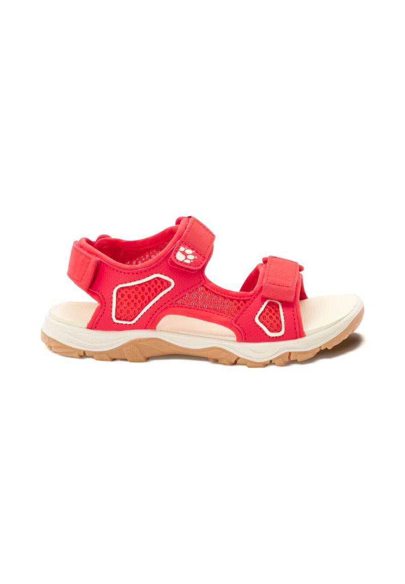 Jack Wolfskin Sandale Kinder Taraco Beach Sandal Kids 34 red / champagne Red / Champagne von Jack Wolfskin