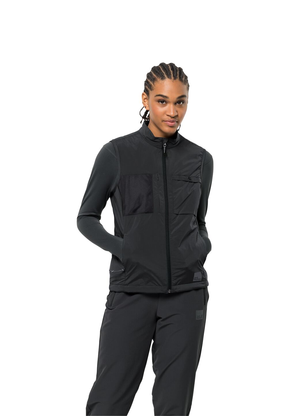 Jack Wolfskin Bike Commute Ins Vest Women S phantom Phantom von Jack Wolfskin