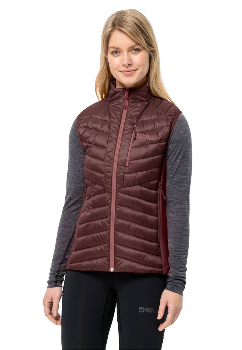 Jack Wolfskin Outdoor-Weste Damen Routeburn Pro Ins Vest Women M dark maroon dark maroon von Jack Wolfskin